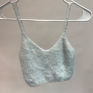 Wild Fable - simple light blue crop top